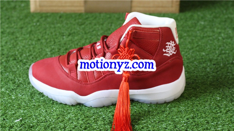 Authentic Air Jordan 11 Retro Chinese New Year Red